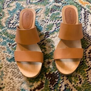 Madewell leather clogs, Size 7. EUC.